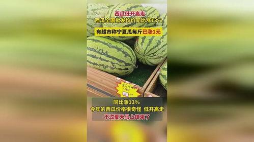 今日全国瓜价,多地瓜农收益受影响”